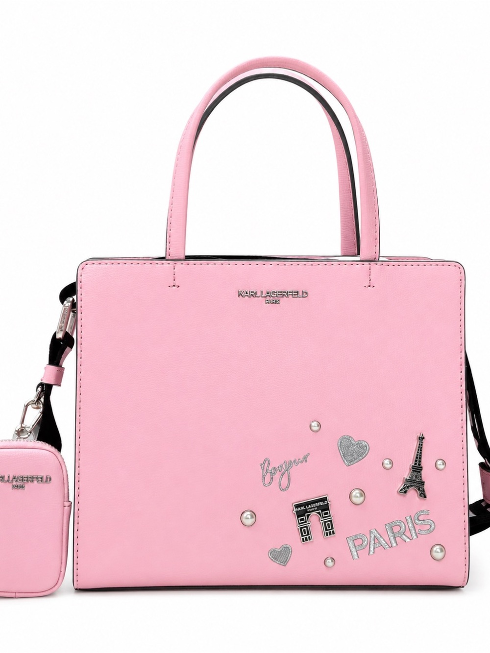 ✨ KARL LAGERFELD PARIS – TOTE ROSA